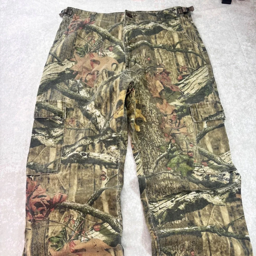Cabela's Outdoor Gear Camo Cargo Pants Men's 34 Regular Hunting Y2K - Picture 2 of 8